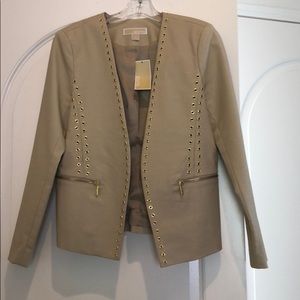 New NWT Michael Kors Cream suit jacket